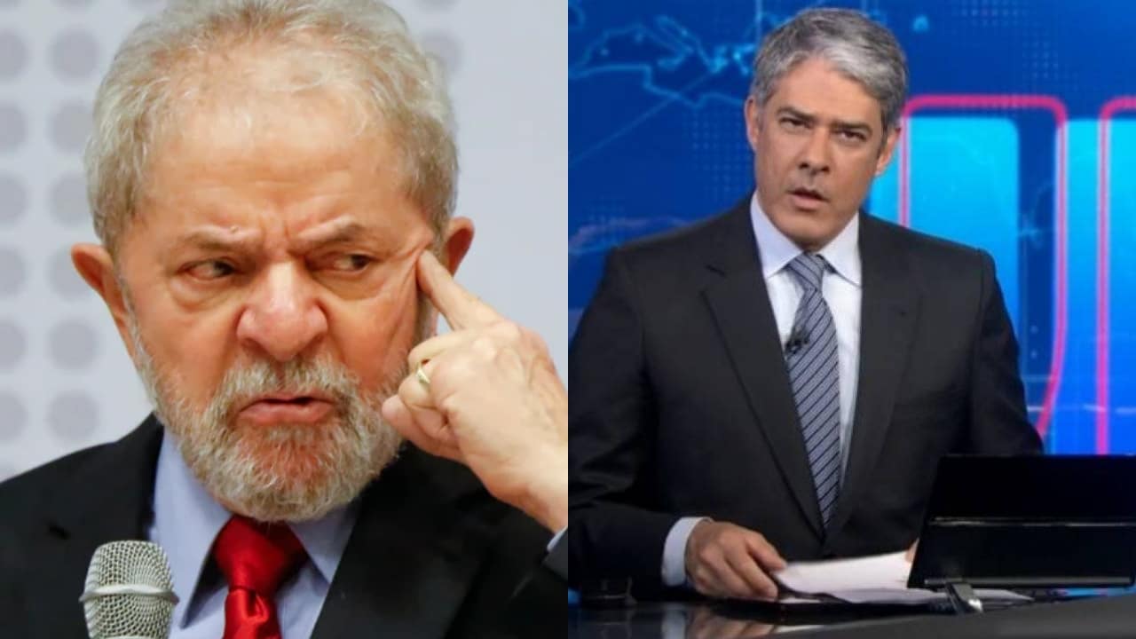 Lula encontrará William Bonner no Jornal Nacional, após 16 anos e algumas tretas (Reprodução)